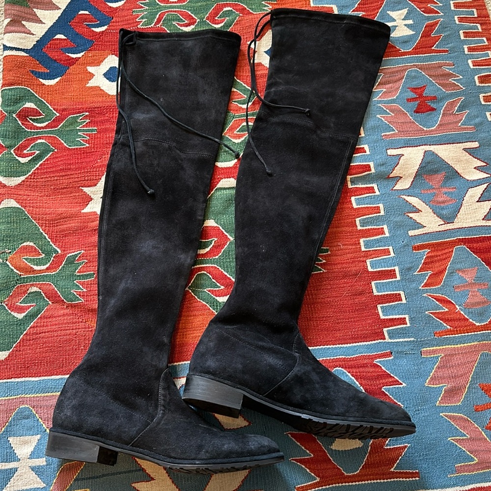 Stuart Weitzman Over The Knee Suede Boots